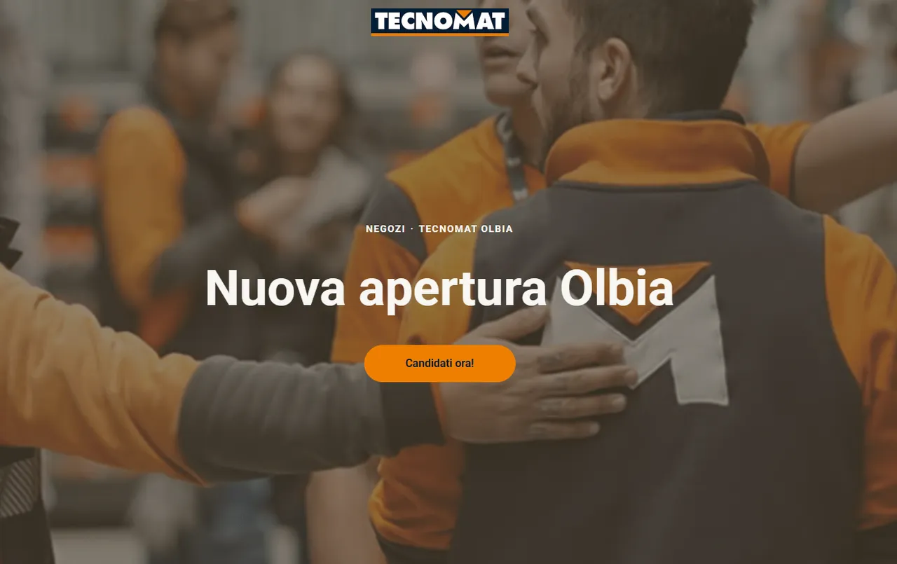 Tecnomat apre ad Olbia e assume personale