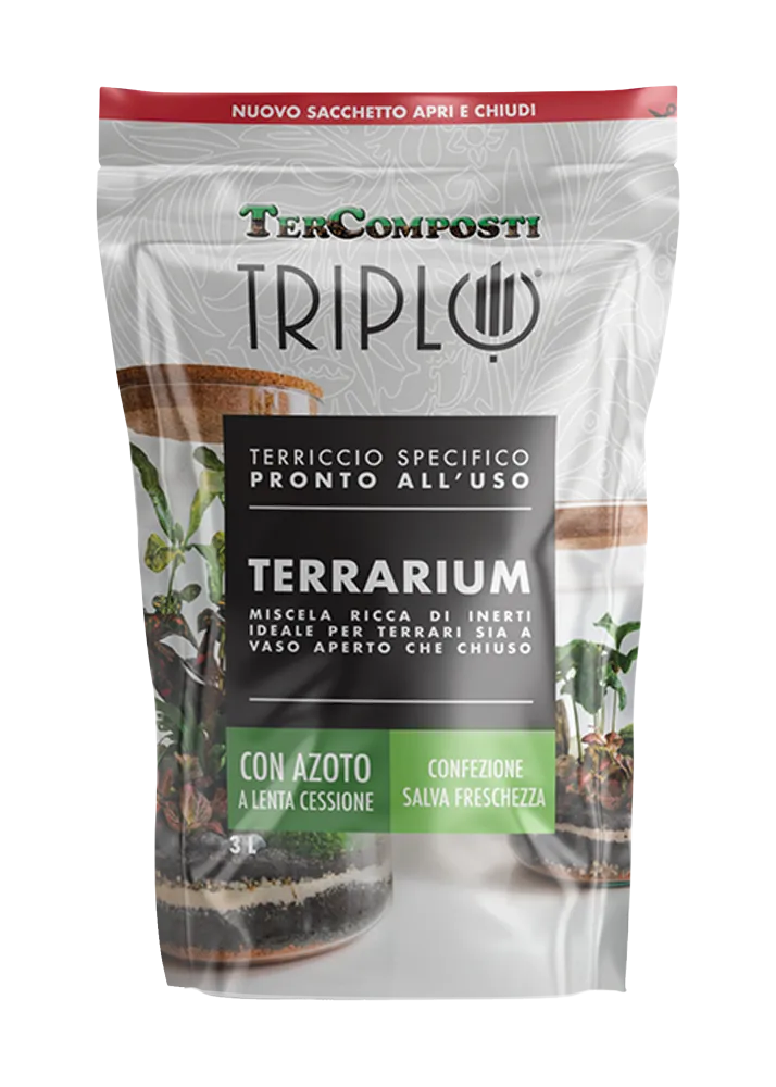 Nuovo terriccio Pocket per terrarium