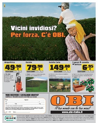 “C’è Obi”: la nuova campagna stampa di Obi Italia 2