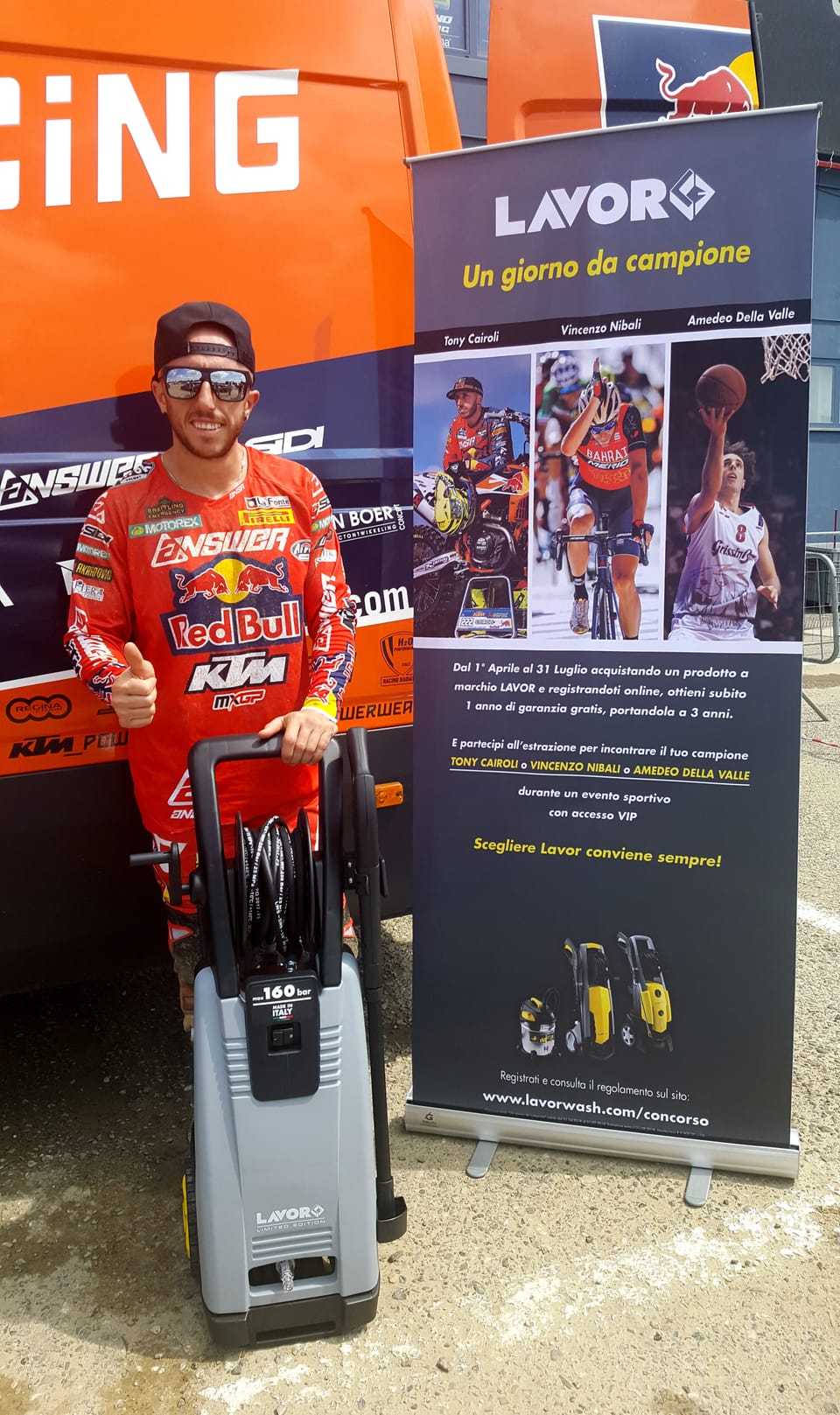 Tony Cairoli testimonial di Lavor! 2