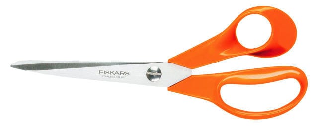 Le forbici in plastica arancione 2