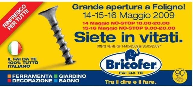 Bricofer apre a Foligno (PG) 2