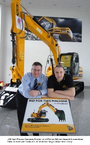 Conclusa l'asta di beneficenza JCB 2