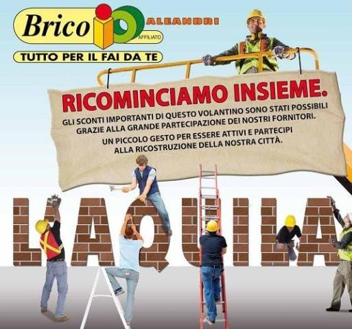 Brico Io partecipa alla ricostruzione de L’Aquila 3