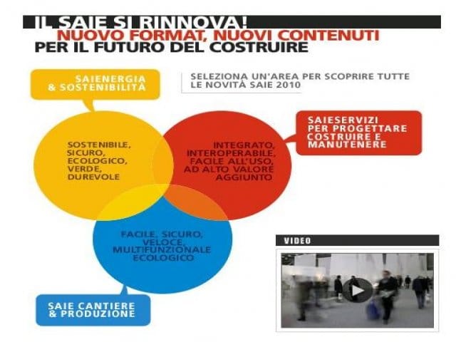 Integrare per costruire: il nuovo Saie 4