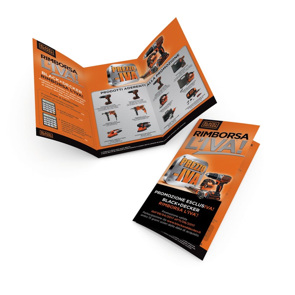 Promozione EsclusIVA: BLACK+DECKER TI RIMBORSA L'IVA! 3