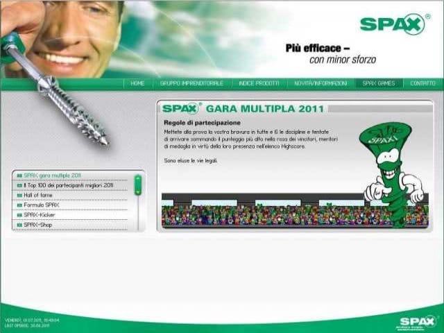 Sul sito di Spax si gioca online 2