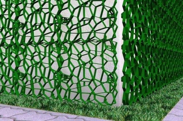 La griglia ad alta resistenza per il verde verticale di Geoplast 2