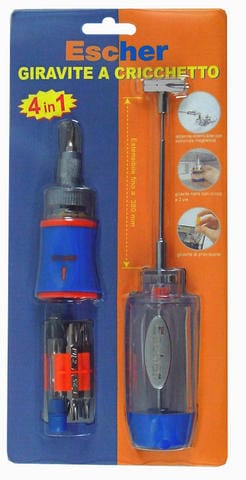 Da Escher, il giravite a cricchetto 4 in 1 2