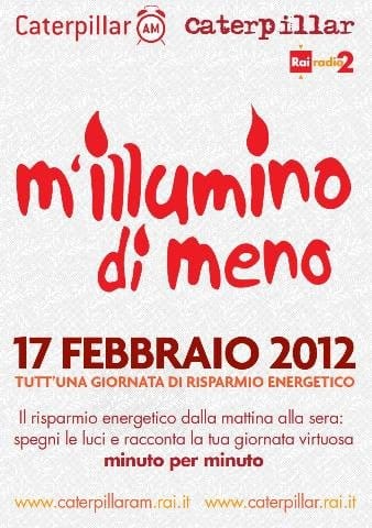 Viridea aderisce a 'M'illumino di meno' 2