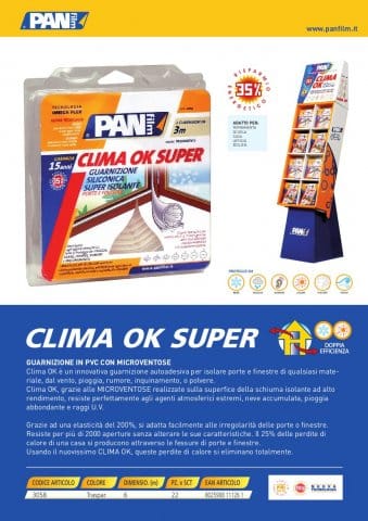 Il clima è quello giusto con Clima Ok Super di Panfilm 2