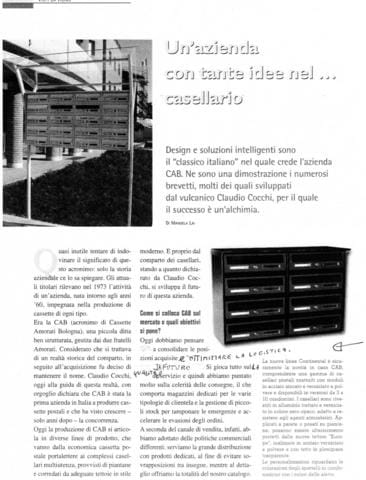 Un’azienda con tante idee nel… casellario 4