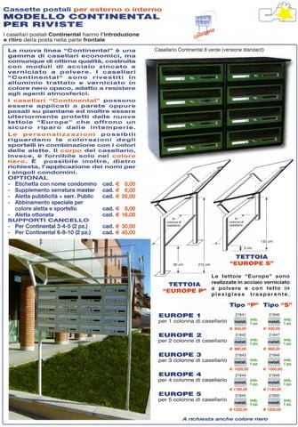 Un’azienda con tante idee nel… casellario 5