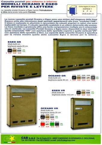 Un’azienda con tante idee nel… casellario 6