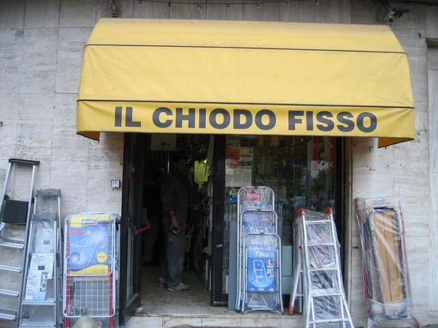 La ferramenta: un “chiodo fisso” 6