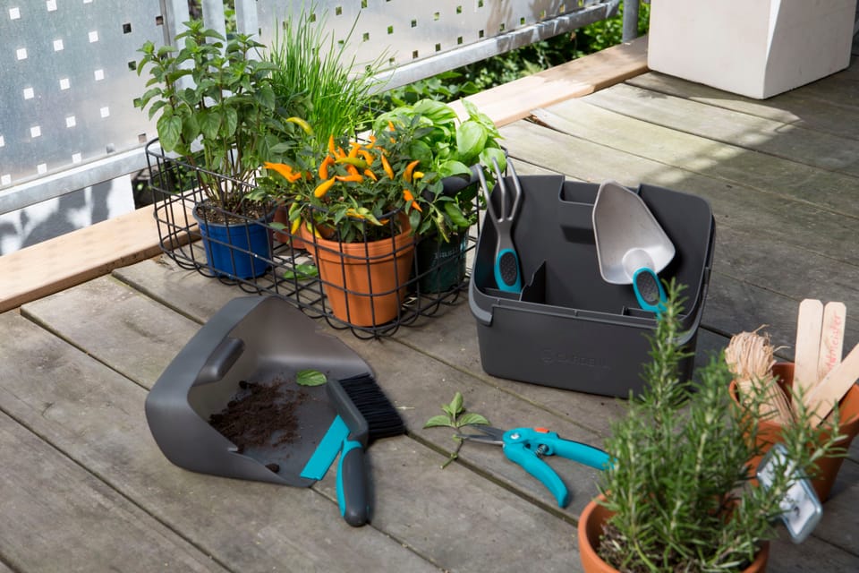 Set di attrezzi manuali per giardinieri urbani 9