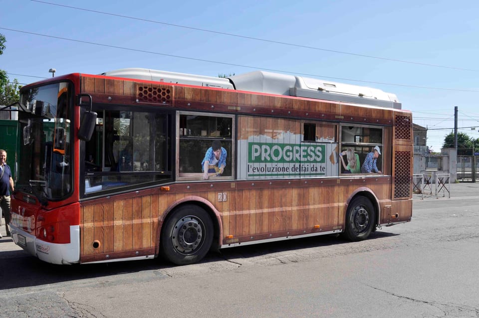 A Caserta l'autobus è targato Progress! 5