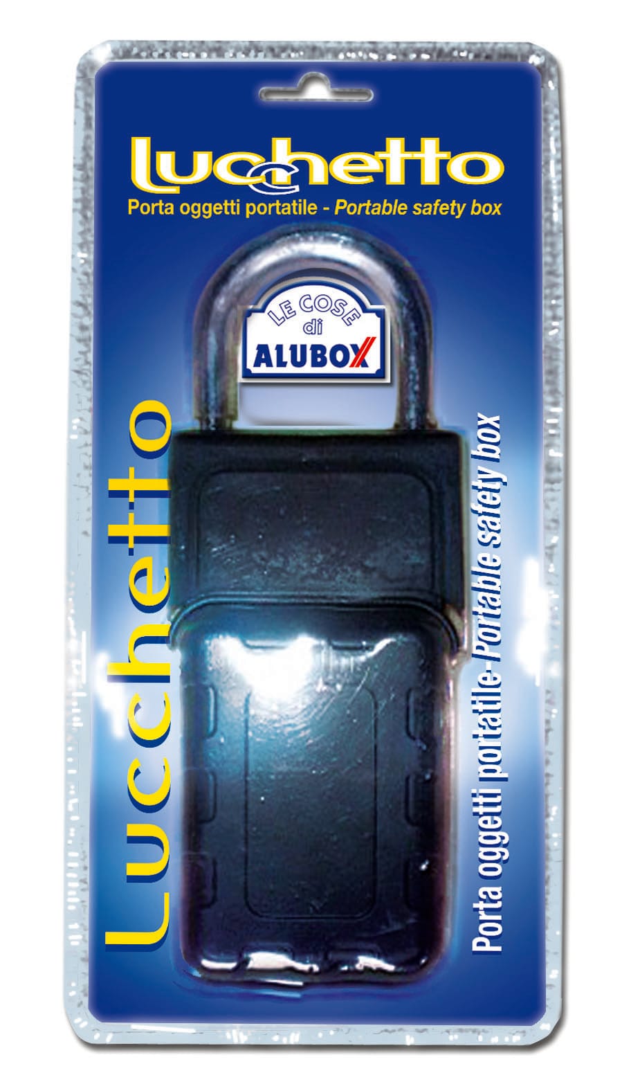 Il lucchetto portaoggetti di Alubox 3