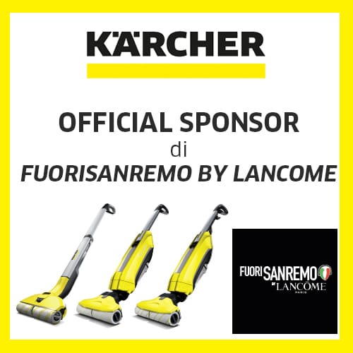 Kärcher è Official Sponsor di FuoriSanremo 2