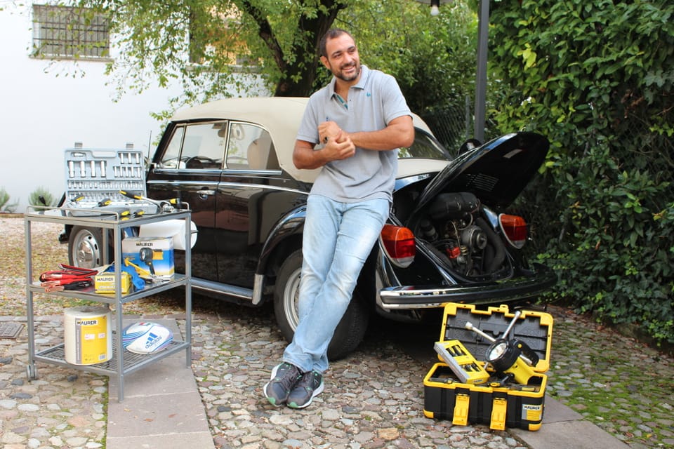 Marco Bortolami modello Maurer per un giorno 6