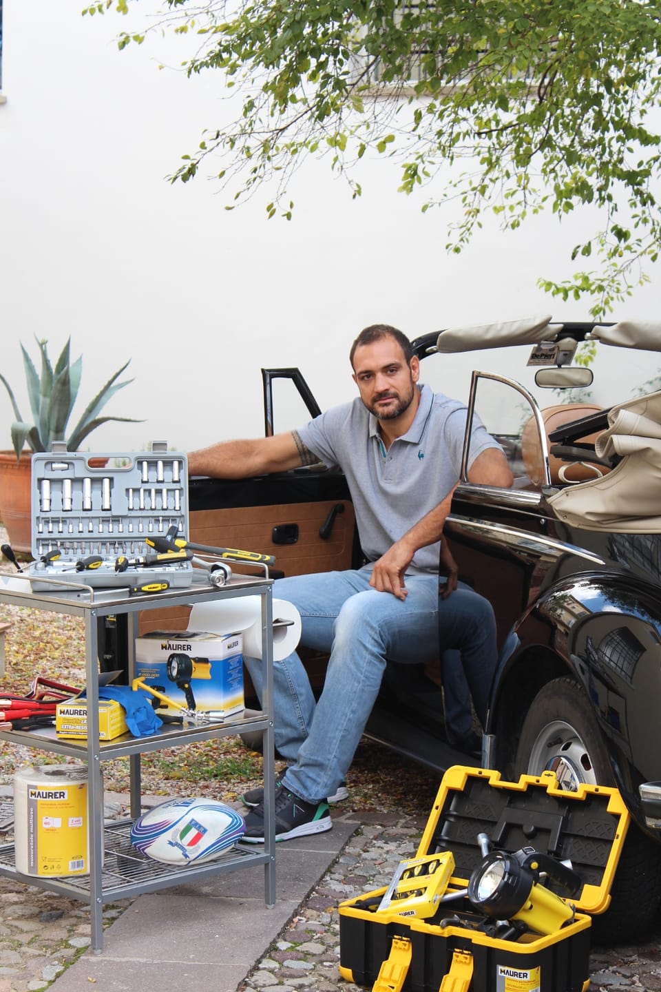 Marco Bortolami modello Maurer per un giorno 7