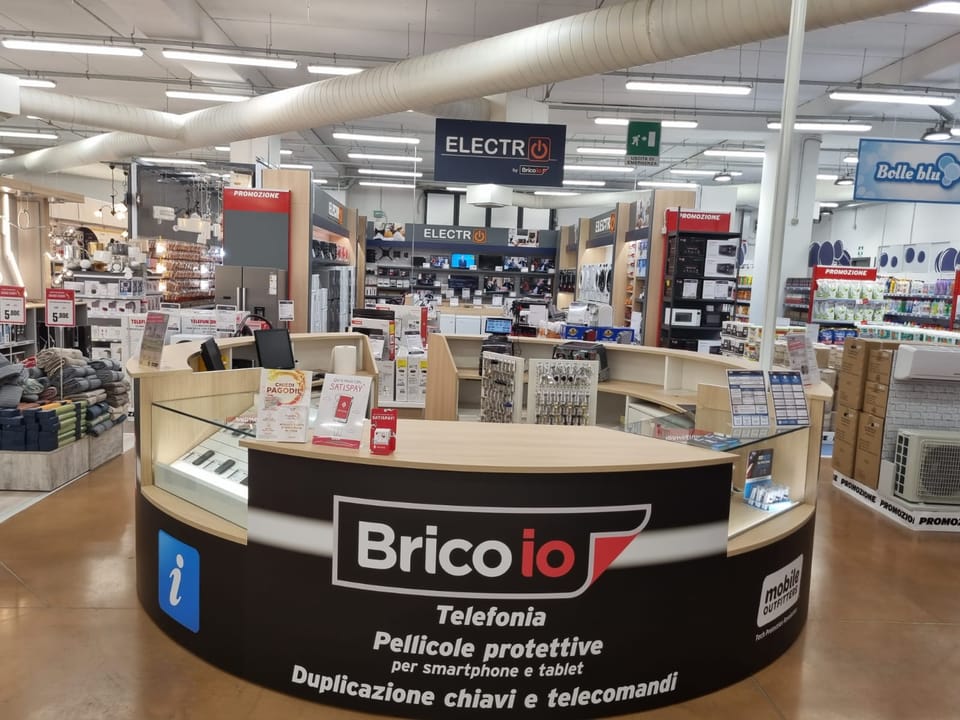Brico io di Lugo (RA): nuovo layout basato sui corner 4