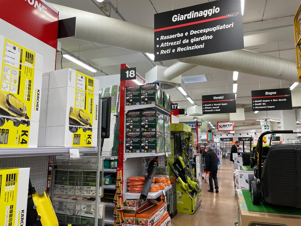 Brico io di Lugo (RA): nuovo layout basato sui corner 7