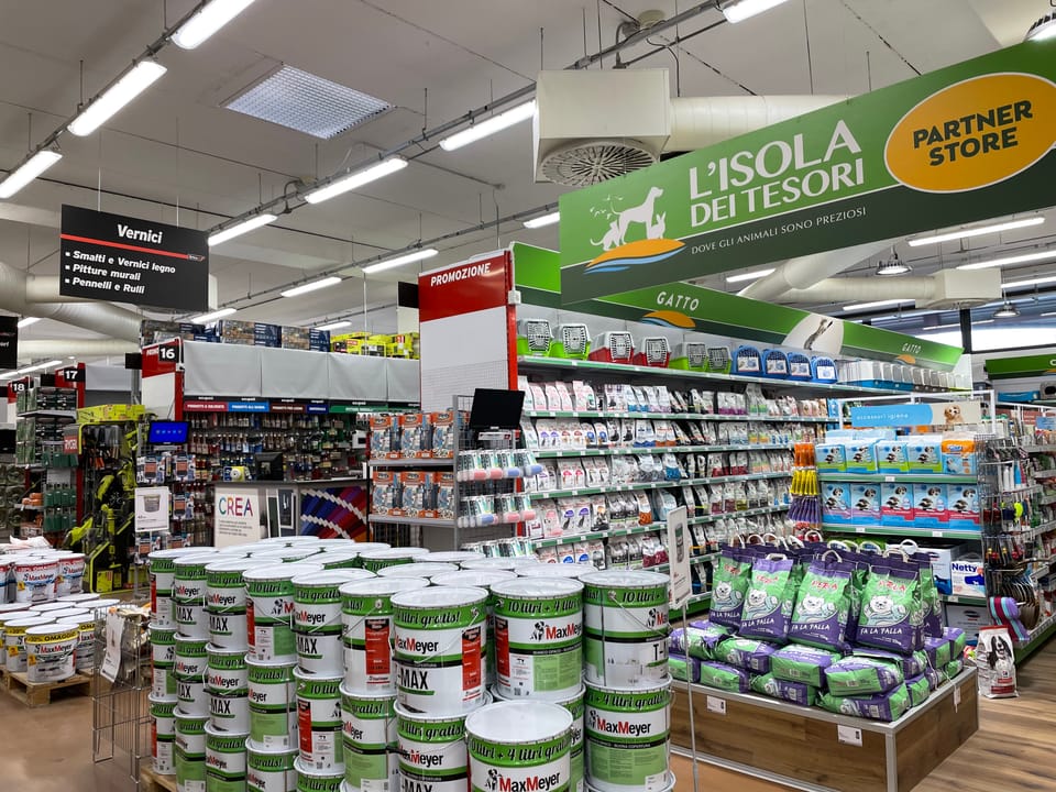 Brico io di Lugo (RA): nuovo layout basato sui corner 8