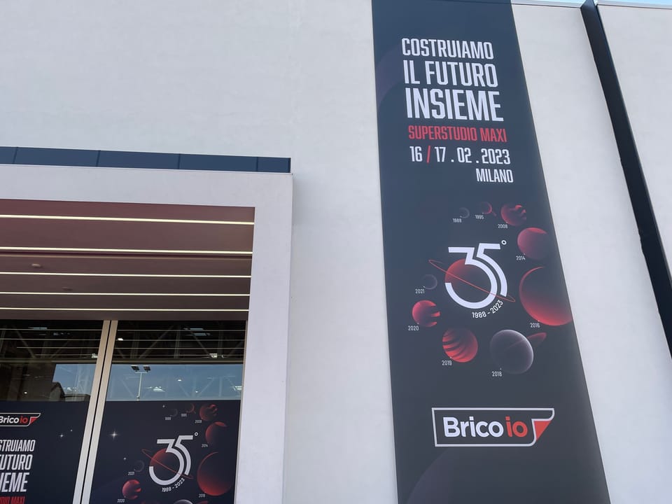 Brico io: la fiera con fornitori e collaboratori per festeggiare i 35 anni 2