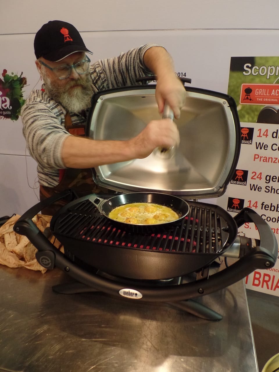 Il barbecue Weber e l'uovo assoluto protagonisti a Golosaria 2