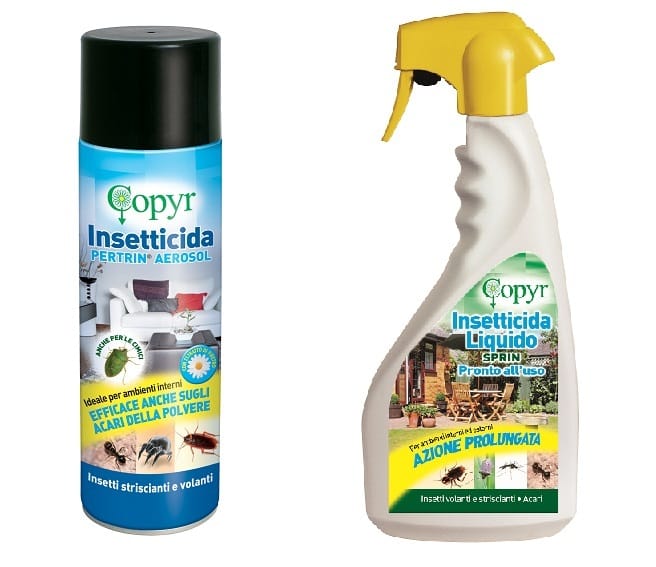 Insetticidi acaricidi Sprin e Pertrin Aerosol 3