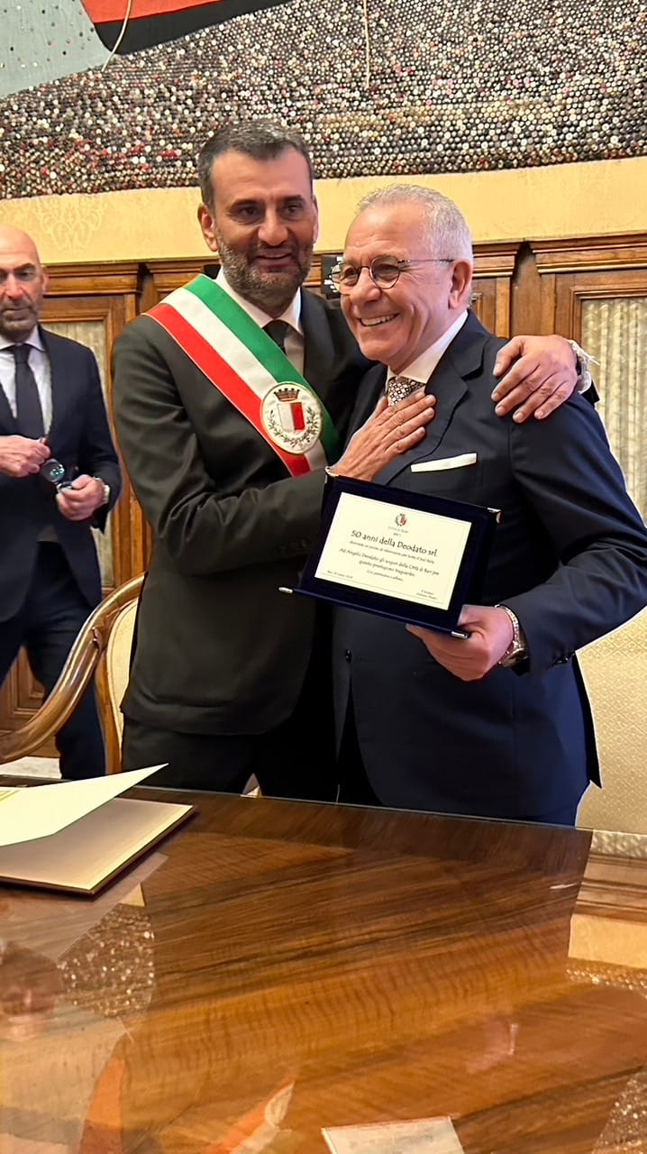Deodato compie 50 anni: il premio da parte della città di Bari 2