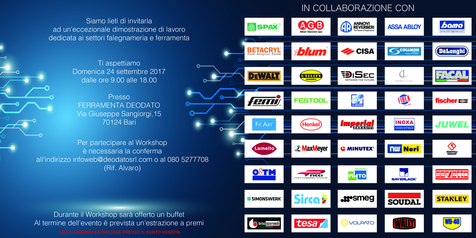 DeodatoDay: appuntamento a Bari il 24 settembre 2
