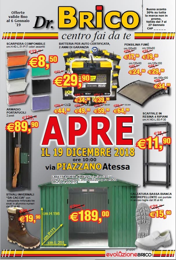 Evoluzione Brico apre ad Atessa (CH) con marchio Dr. Brico 3