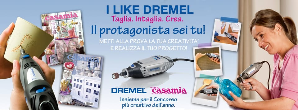 Dremel sponsor tecnico de “Il Mondo Creativo” 2