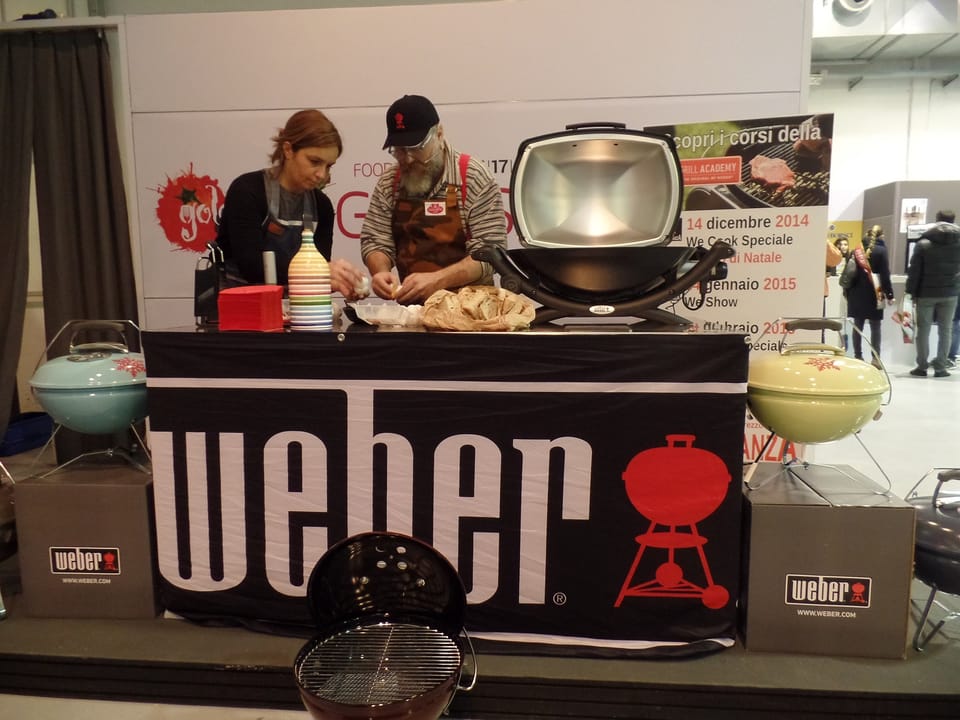 Il barbecue Weber e l'uovo assoluto protagonisti a Golosaria 4