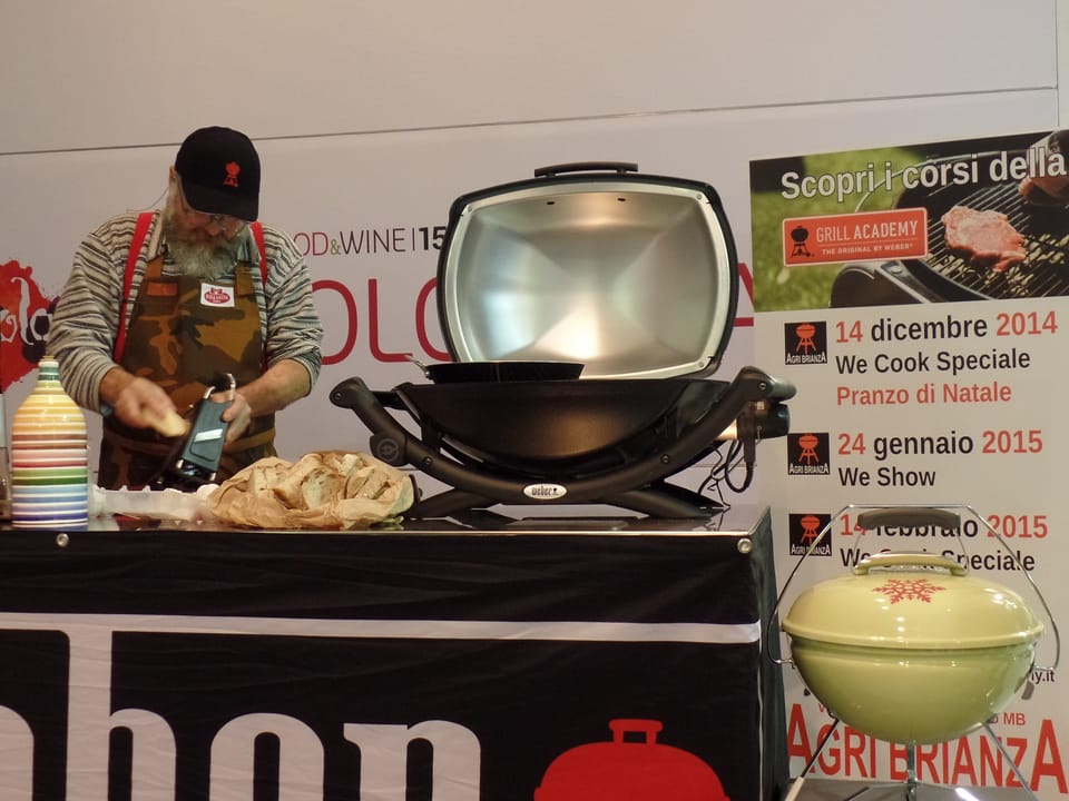 Il barbecue Weber e l'uovo assoluto protagonisti a Golosaria 5
