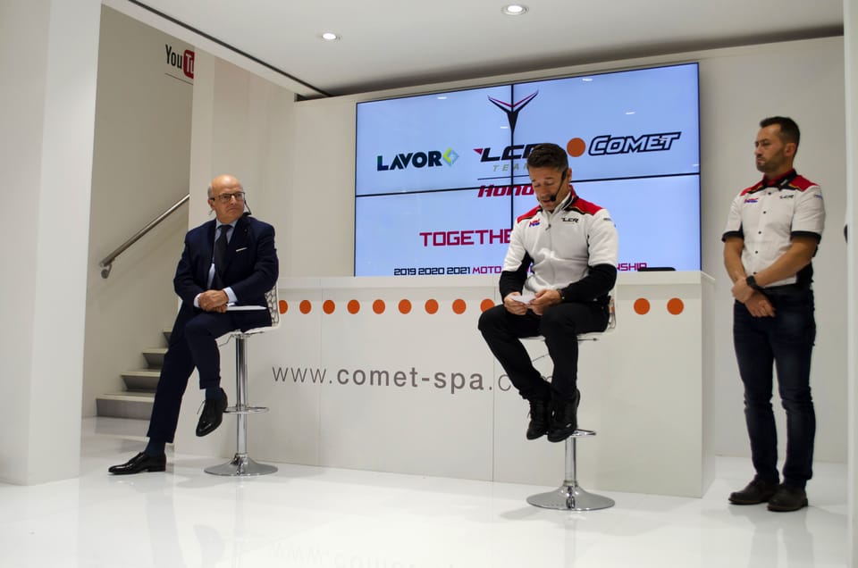 Lavor e Comet sponsor di LCR Honda in MotoGP 2