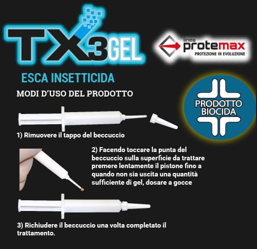 Protemax TX3 GEL: 100% protezione dagli scarafaggi 4