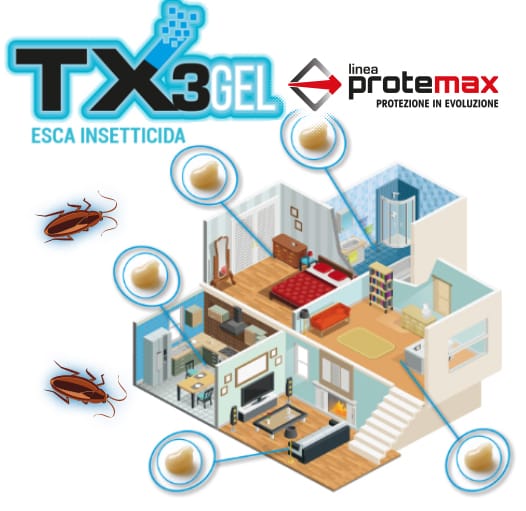 Protemax TX3 GEL: 100% protezione dagli scarafaggi 3