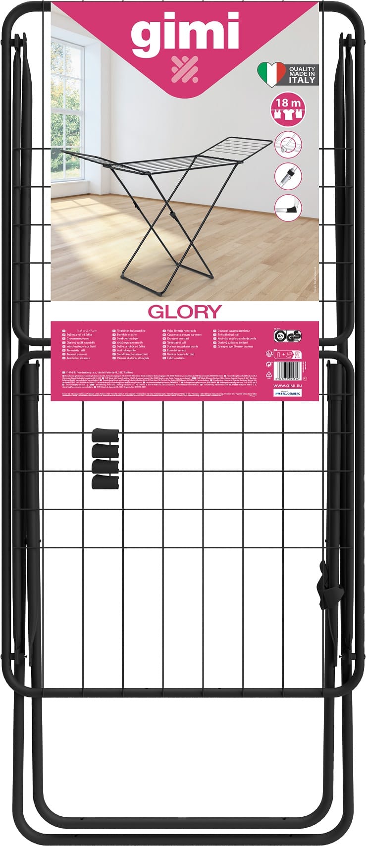 Glory, lo stendibiancheria nero 2
