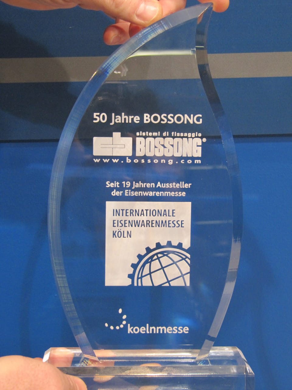 Bossong: nozze d’oro col fissaggio 8