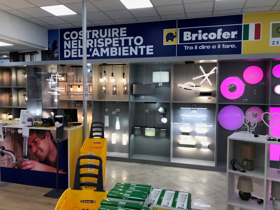 Visita al nuovo Bricofer di Roma Tuscolana 3