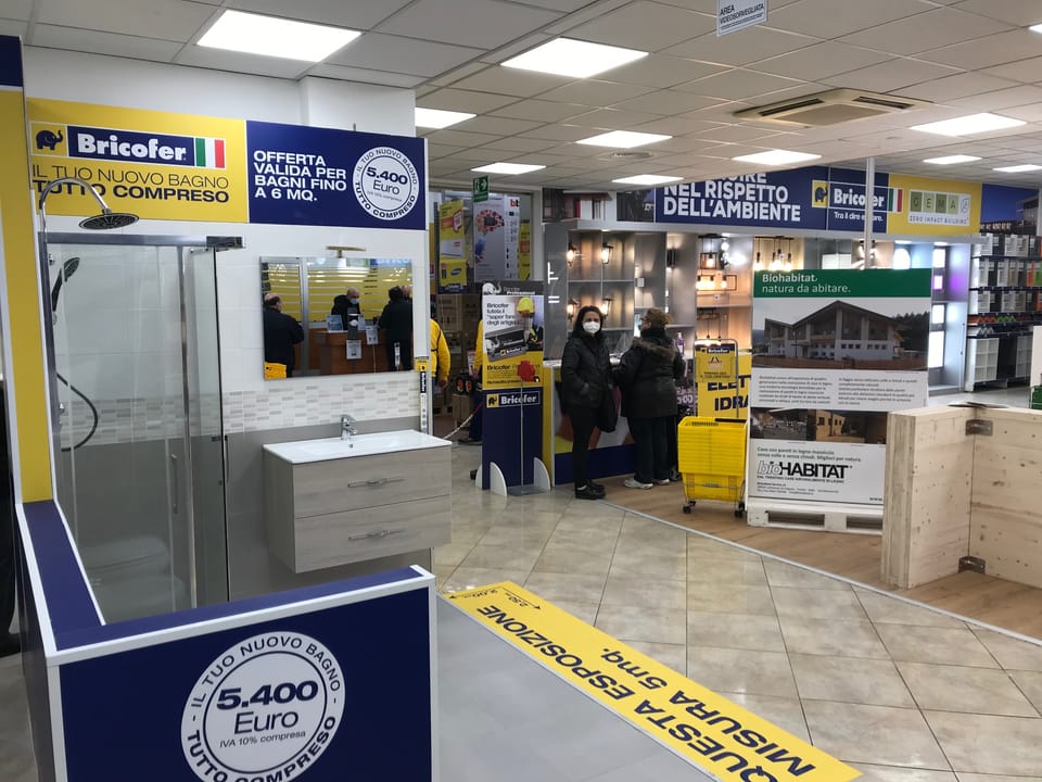 Visita al nuovo Bricofer di Roma Tuscolana 4