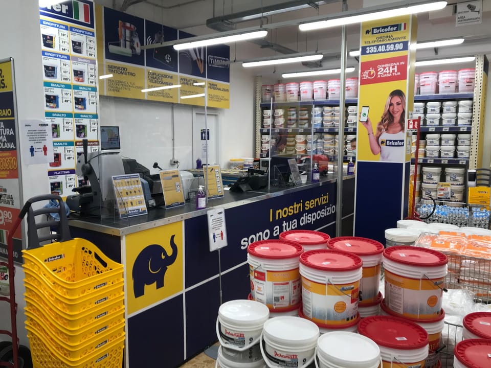 Visita al nuovo Bricofer di Roma Tuscolana 7