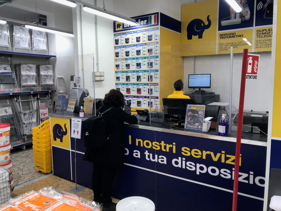 Visita al nuovo Bricofer di Roma Tuscolana 8