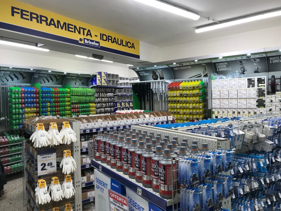 Visita al nuovo Bricofer di Roma Tuscolana 9