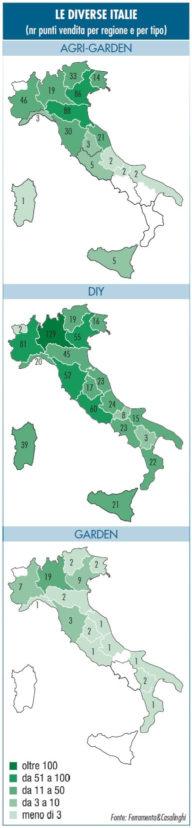 GD brico-garden: torna a crescere il commercio organizzato nel 2016 4