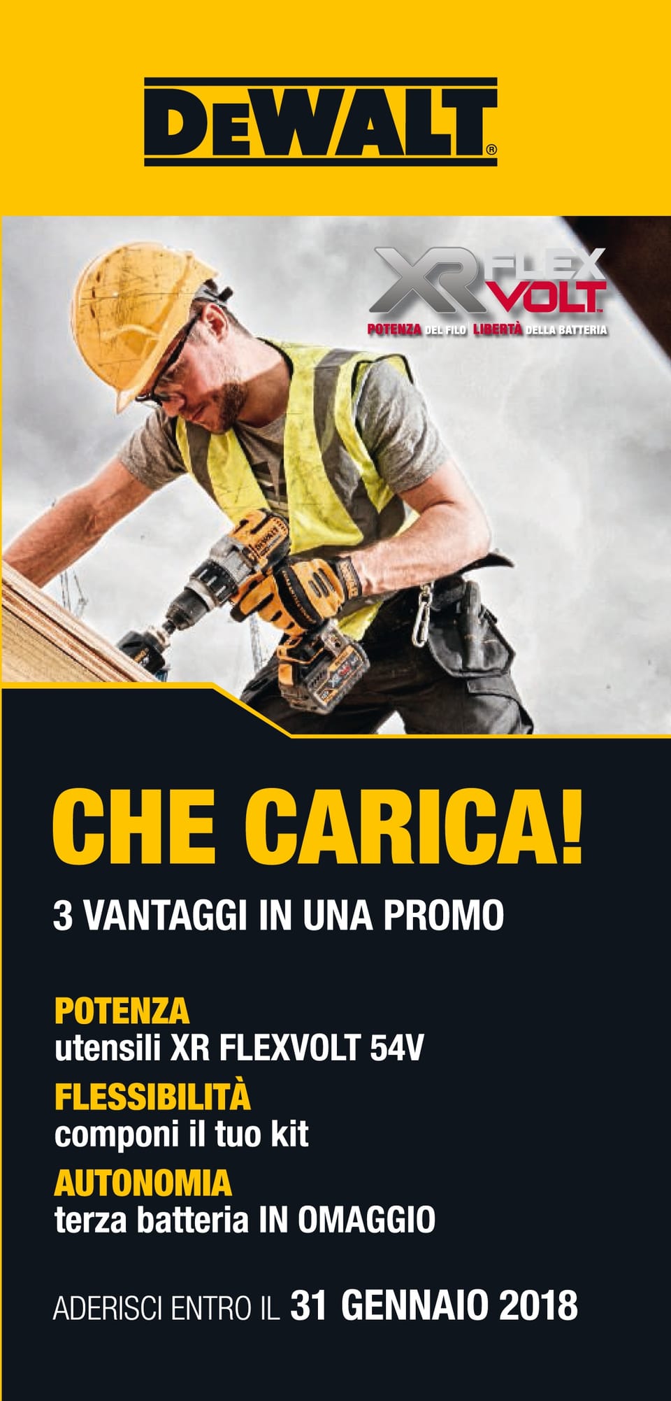 Promozione “Che Carica!”: DeWalt ti regala la batteria! 2