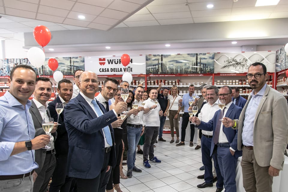 Inaugurata la "Casa della vite" di Wuerth Italia 3